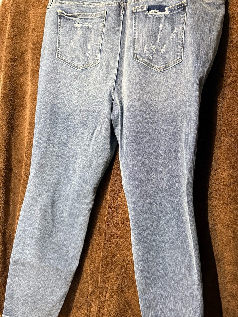 torrid Light Wash Ripped Boyfriend Jeans - Picture 4 of 6